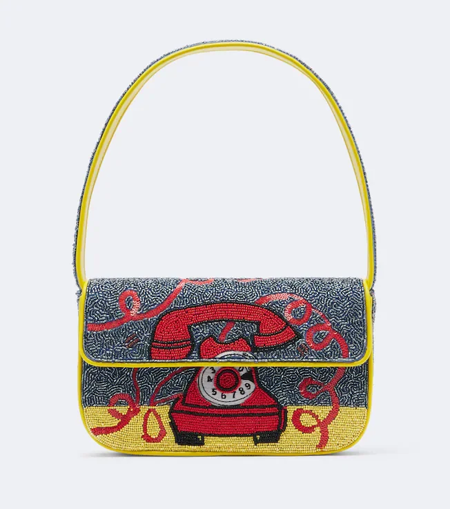 Tommy Small beaded shoulder bag