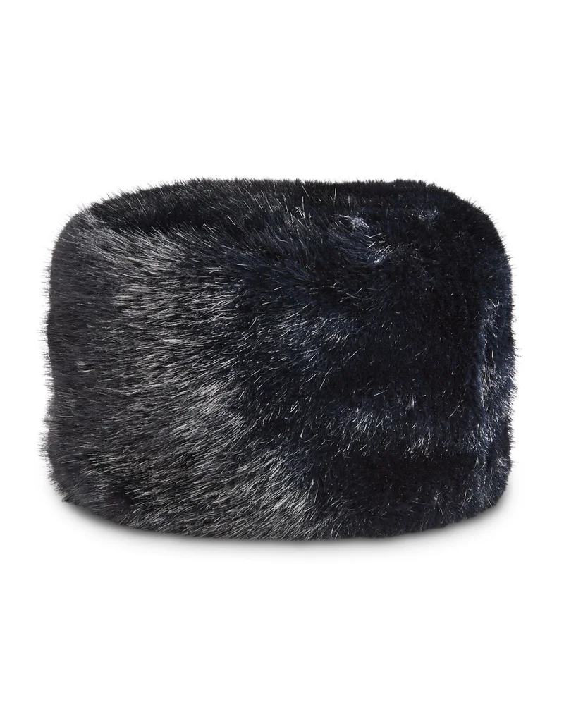 Faux Fur Pillbox Hat, Exclusive