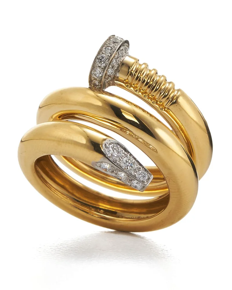 Diamond Nail Ring