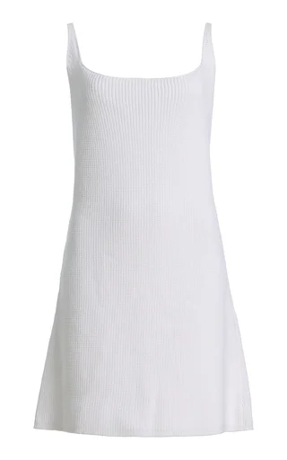 Fiona Knit Cotton-Blend Mini Dress