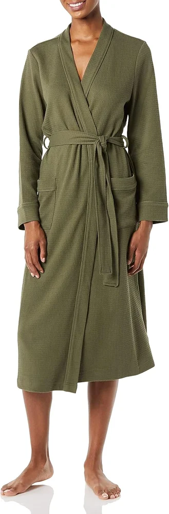Women's Lightweight Waffle Bath Robe