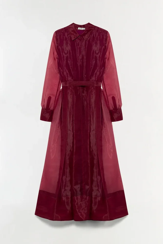 Montgomery Organza Belted Dress