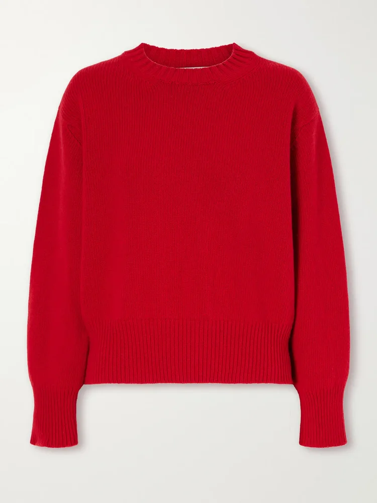 Haley wool and cashmere-blend sweater