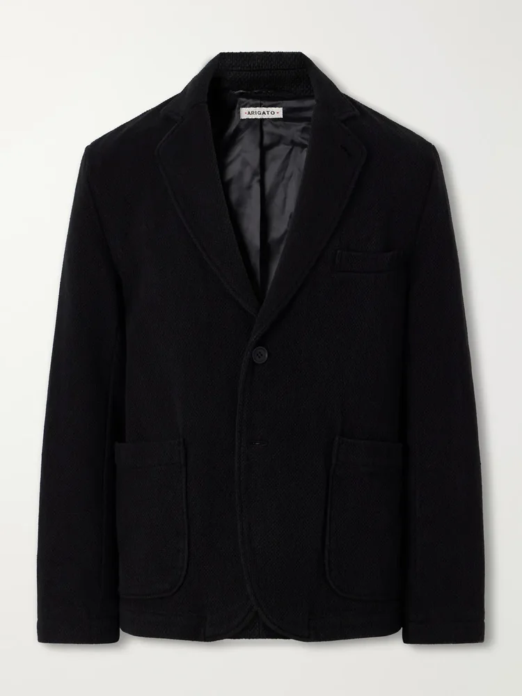 Cotton-Sashiko Suit Jacket