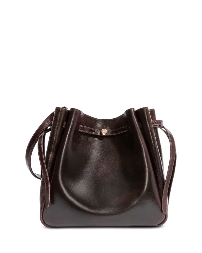 Romy Large Distressed Leather Shoulder Bag