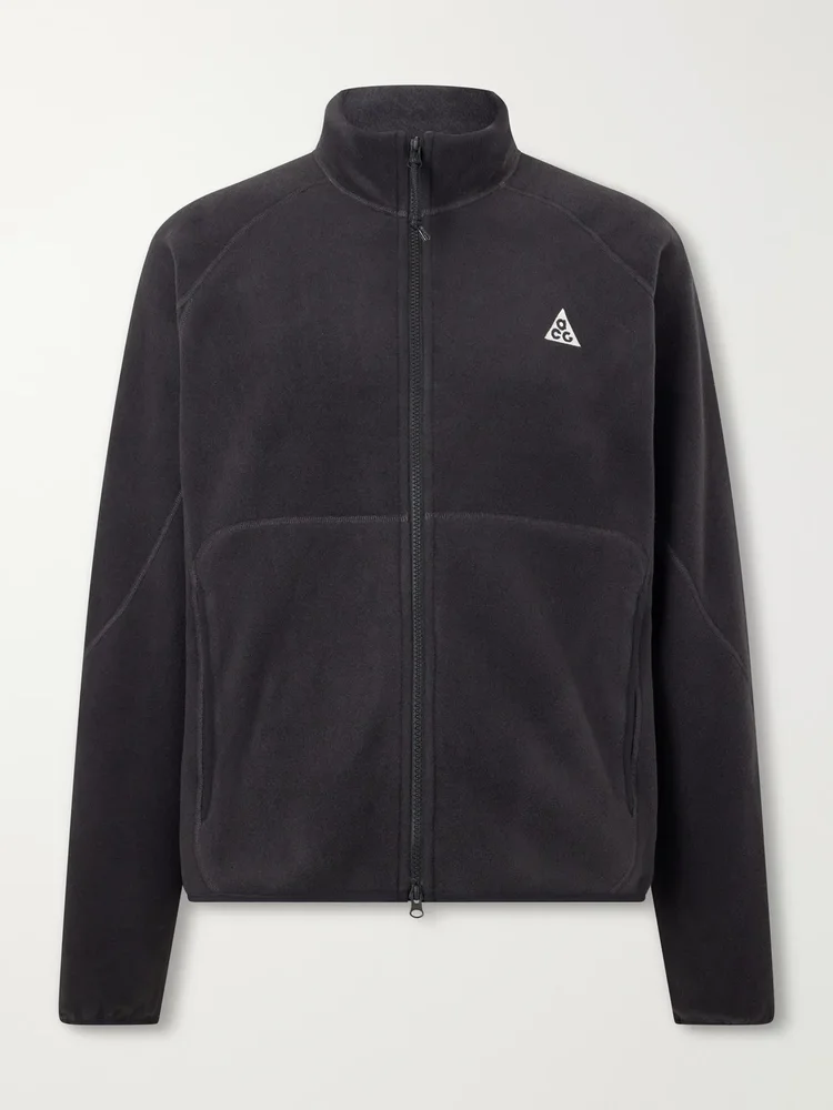 ACG Wolf Tree Logo-Embroidered Fleece Jacket