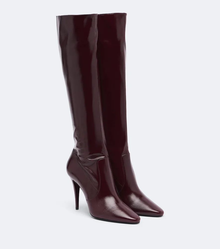 Capucine leather knee-high boots