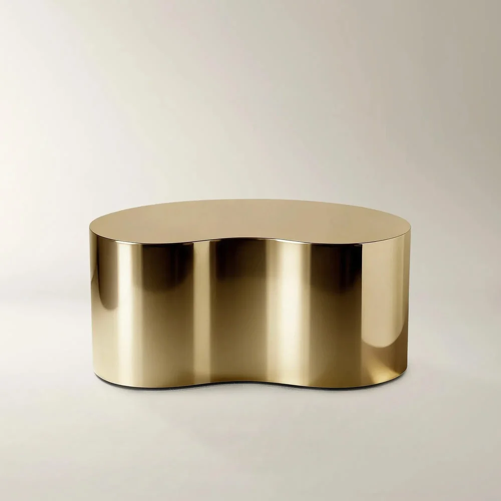 Aurea Soft Gold Coffee Table 37.5"