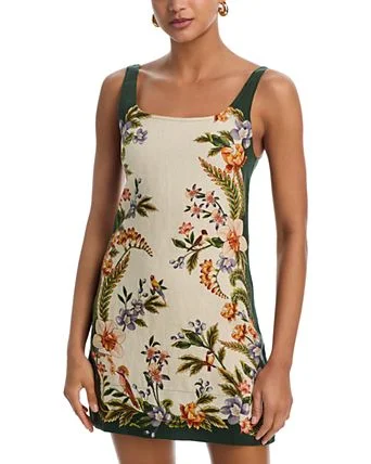Nature Sand Linen Mini Dress
