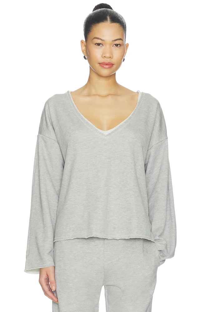 Brigitte V Neck Sweatshirt