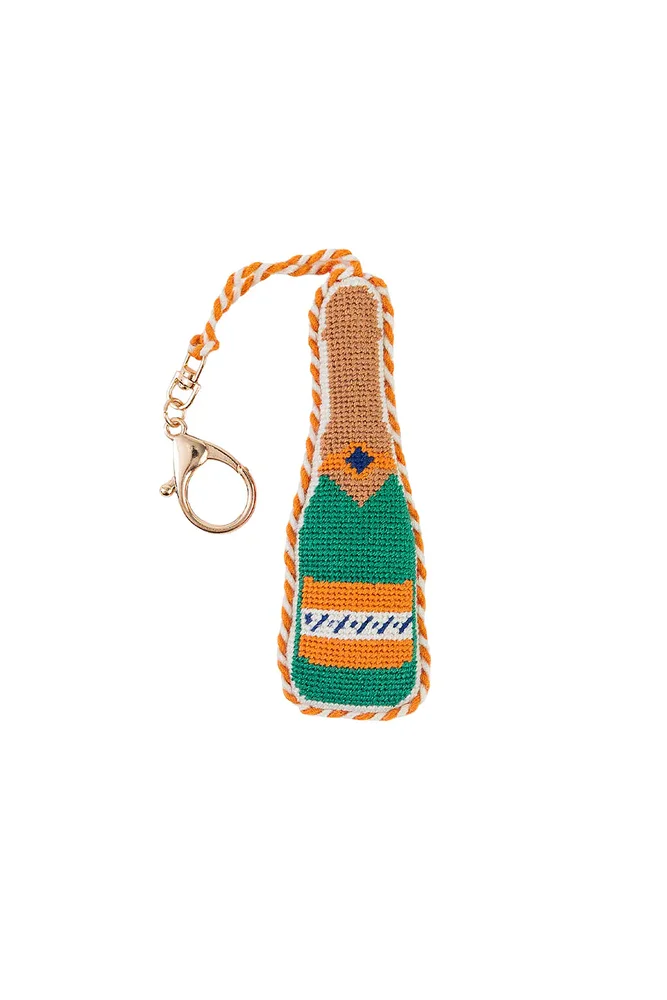 Champagne Bottle Bag Charm