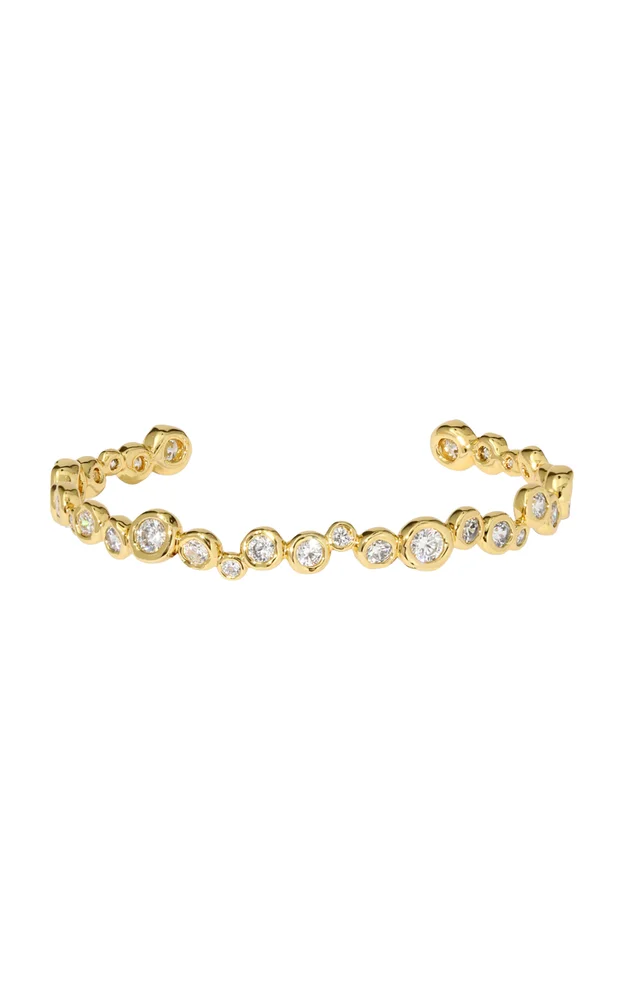 Asterales 14K Gold-Plated Skinny Cuff