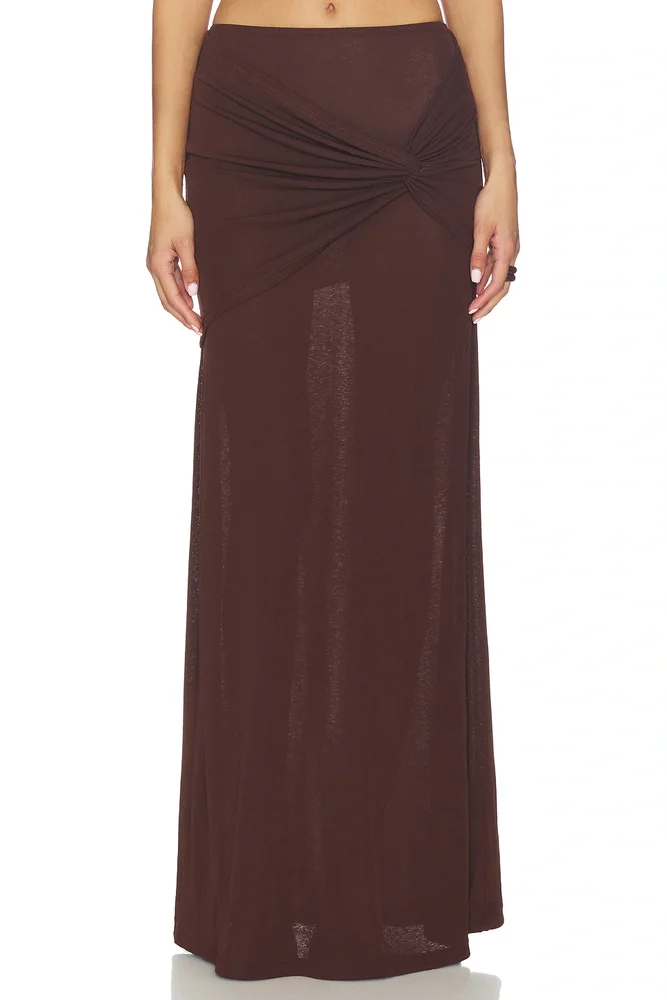 Kalea Twist Maxi Skirt