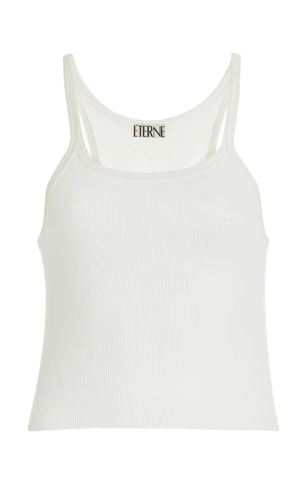 Ribbed Cotton Tank Top