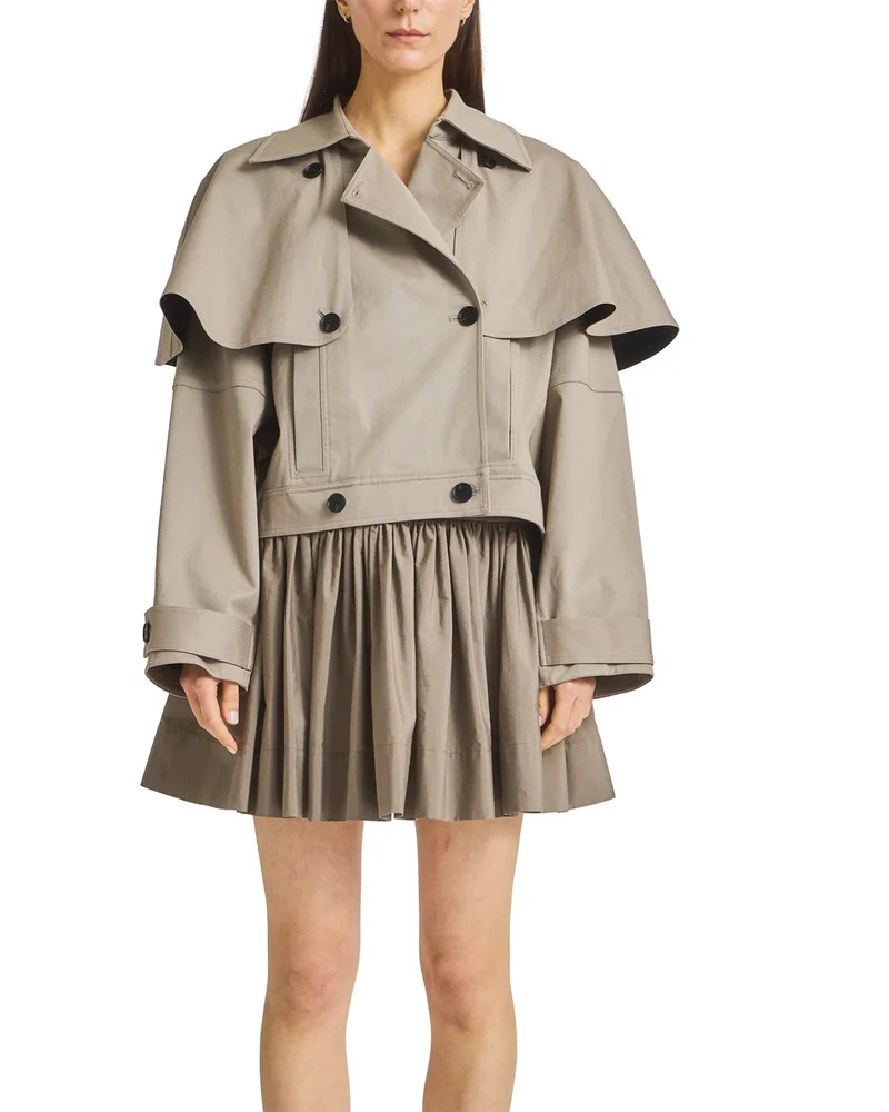Berkley Cropped Trench