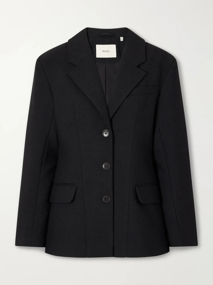 Barbara Wool-Twill Blazer