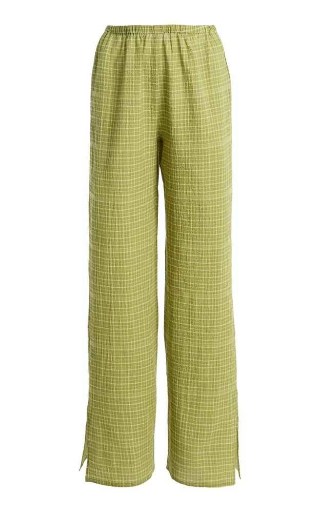 The Loreto Cotton-Blend Straight-Leg Pants