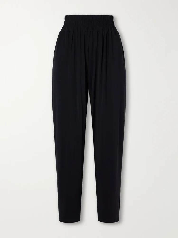 Koch pleated stretch-jersey tapered track pants