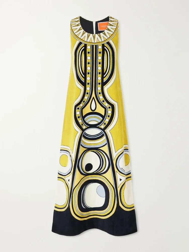 Totem cotton midi dress