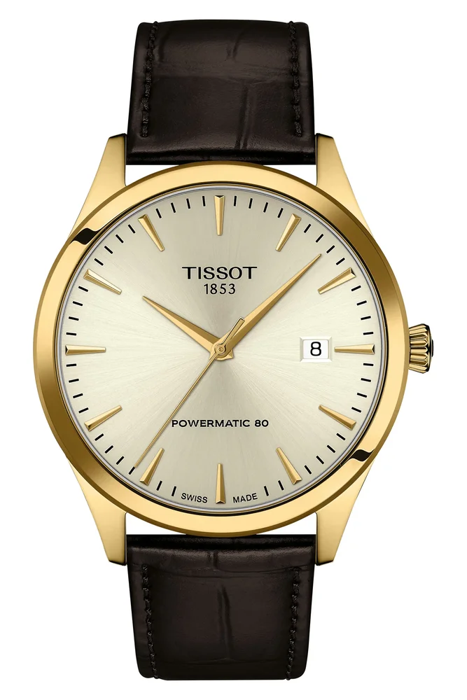 Classic Dream Automatic Leather Strap Watch, 40mm (Ivory)