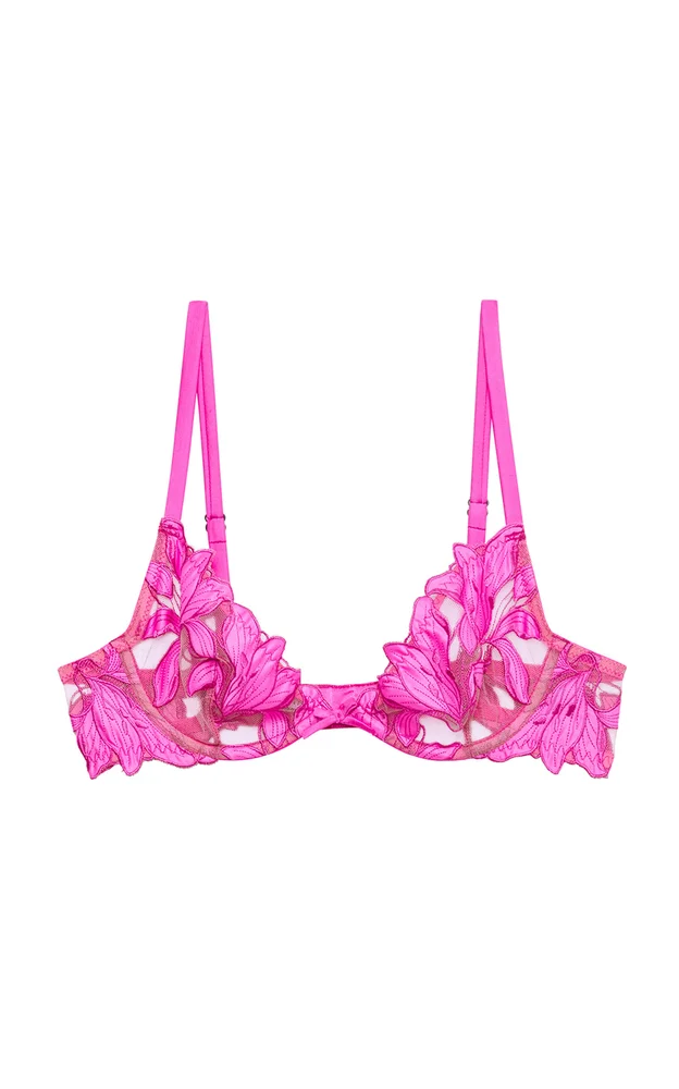 Lily Embroidered Demi Bra