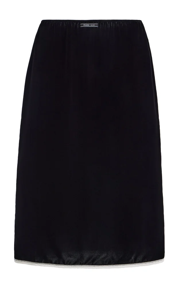 Velvet Midi Skirt