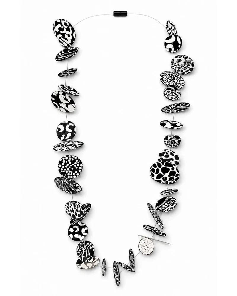 Black, White & Joyful Necklace