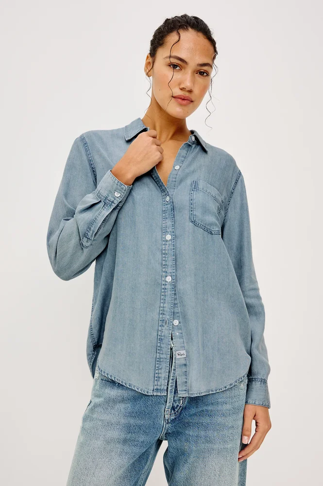 Ingrid Shirt, Med Vintage Cloud Wash