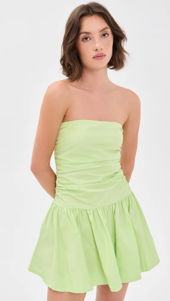 Currant Mini Dress in Lime