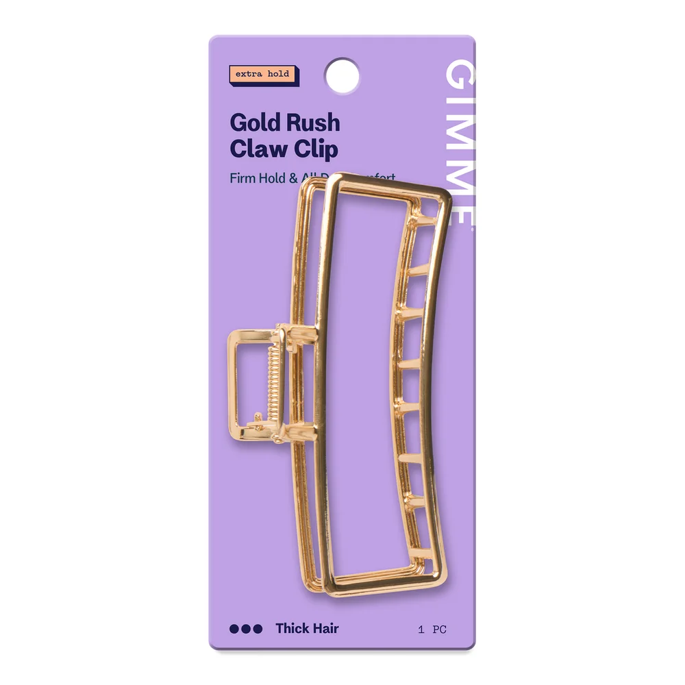 Rectangle Metal Claw Clip for Thick Hair