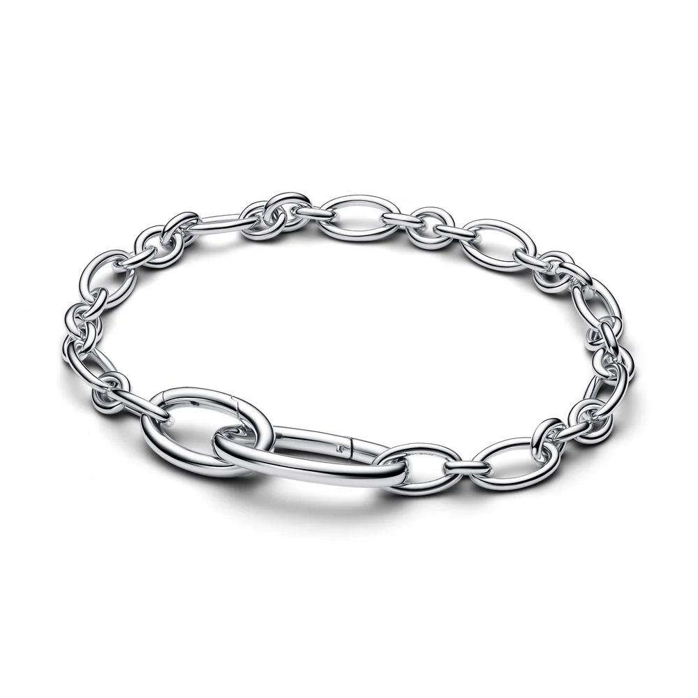 Openable Oval Link Chain Bracelet