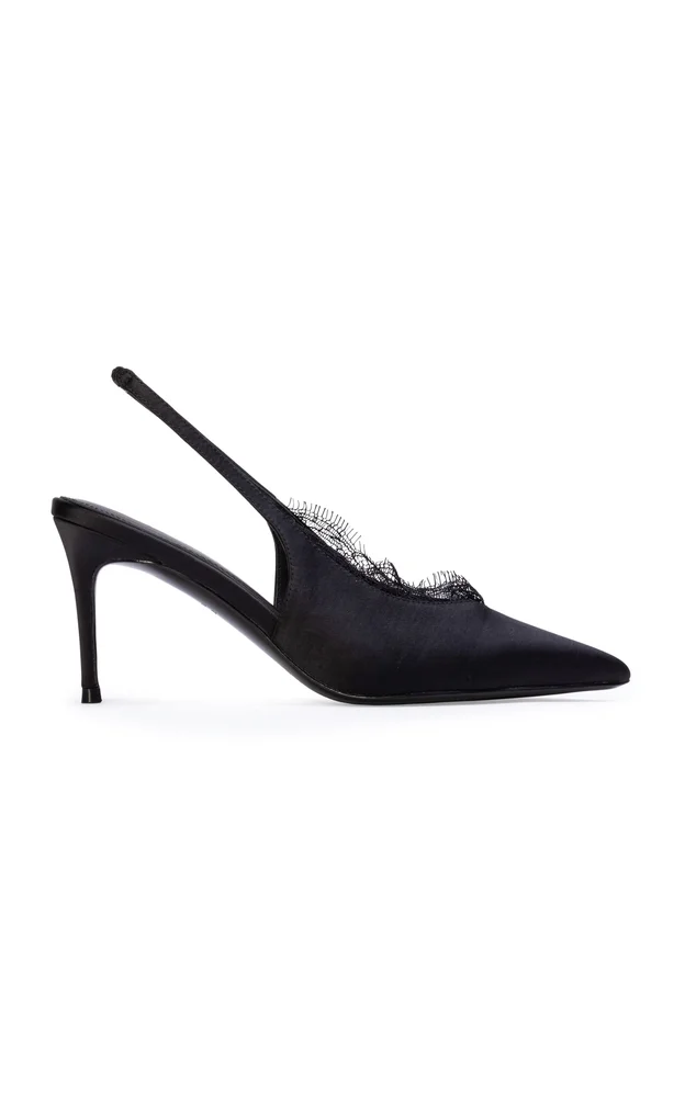 Royale Satin Pumps