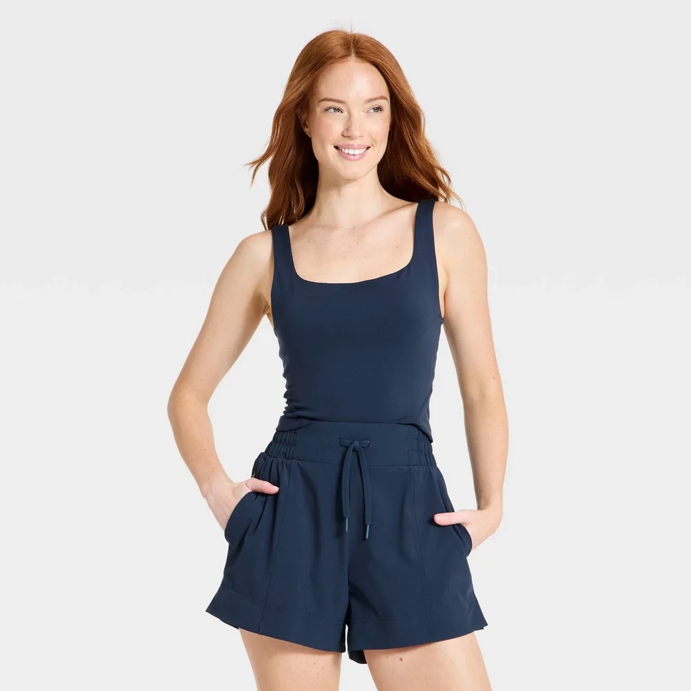 Super Flex Square Neck Ultra Cropped Tank Top