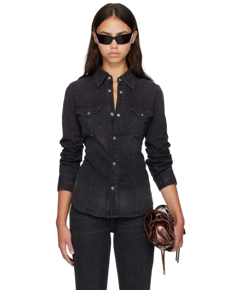 Black De-Waves Shirt