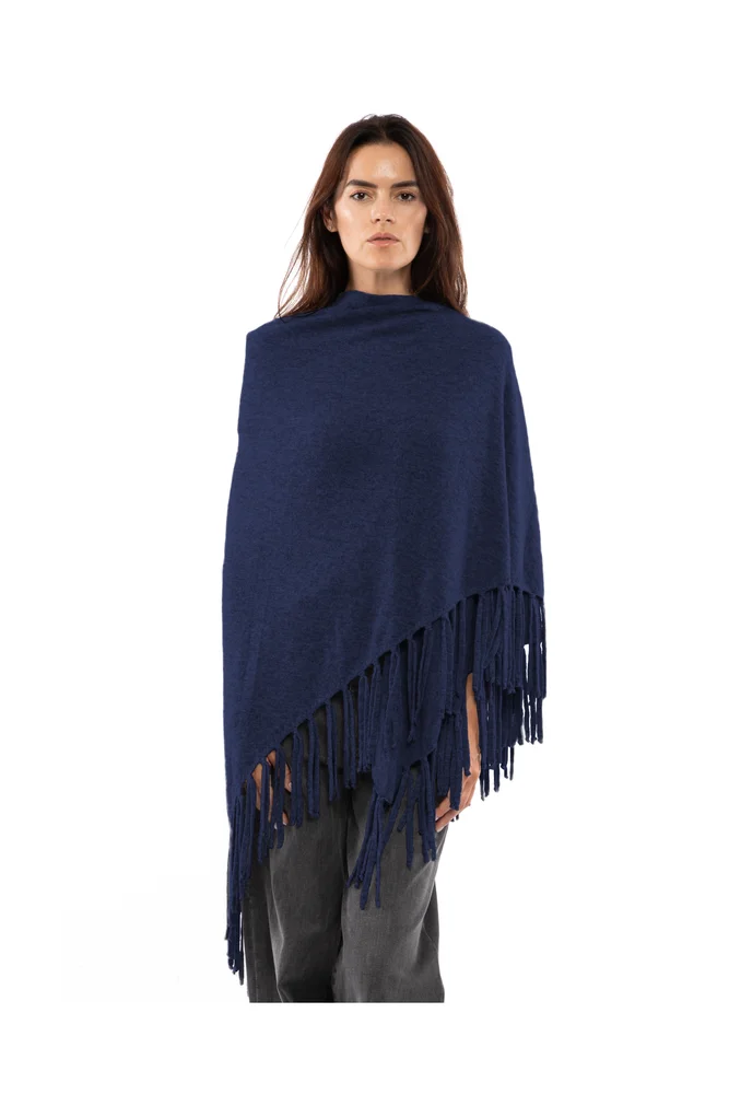 Pure Cashmere Fringe Wrap