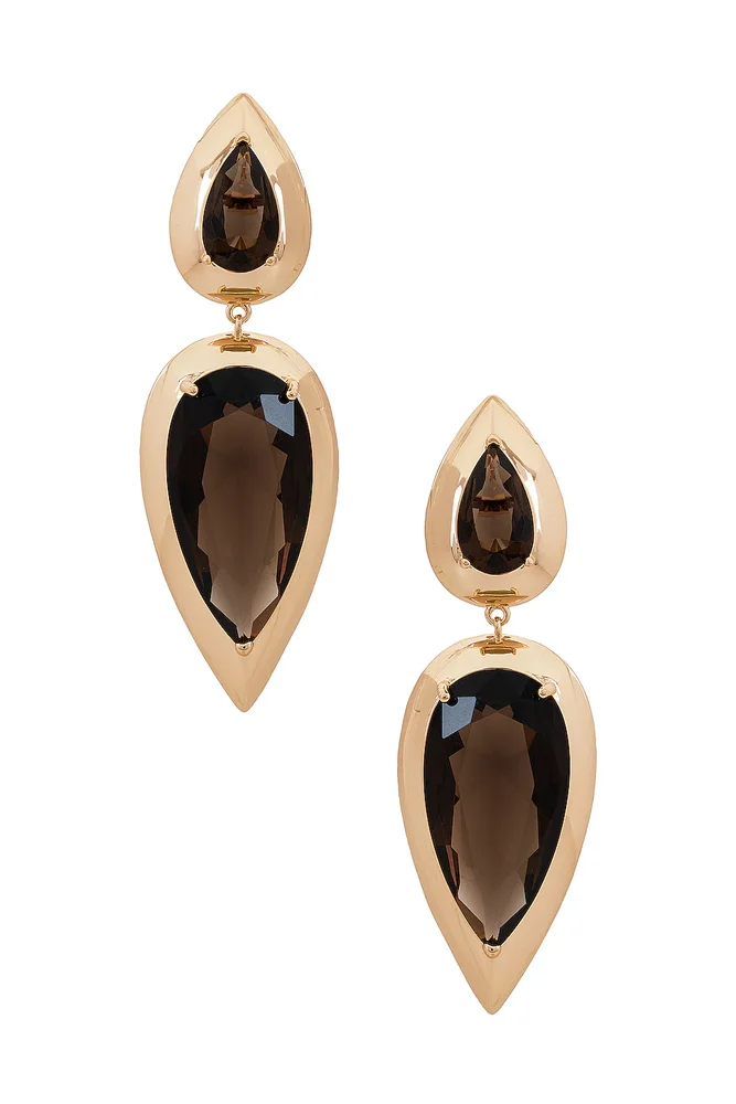 Imara Smoke Quartz Earrings