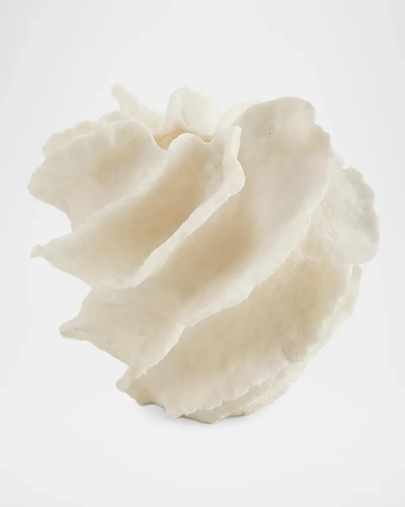 Diagonal Ruffle Vase