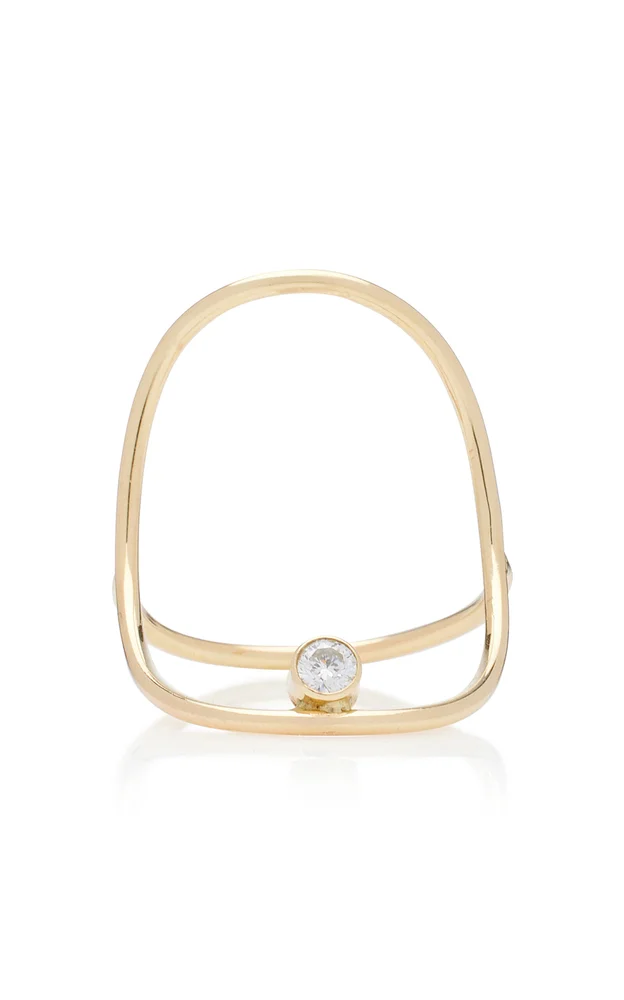 Continuity 14K Yellow Gold Diamond Ring