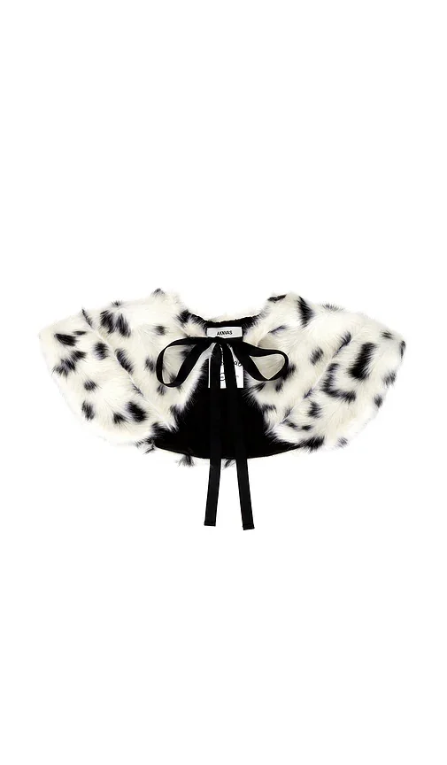 Faux Fur Long Haired Shoulder Collar