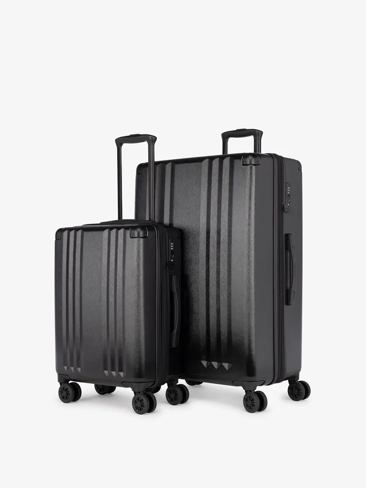 Ambeur 2-Piece Luggage Set in Walnut