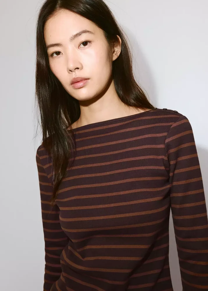 Striped Cotton T-Shirt