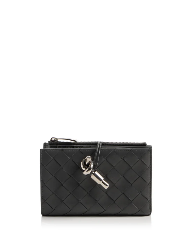 Andiamo Intrecciato Leather Bifold Wallet