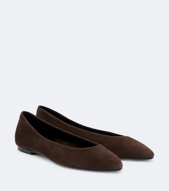 Ellie suede ballet flats