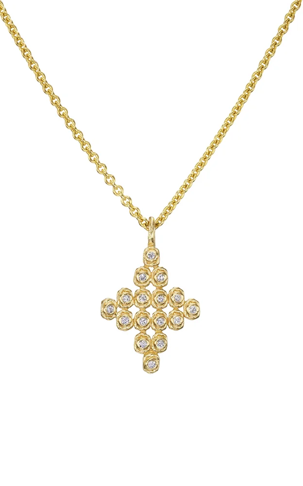 Romantica 14K Yellow Gold Diamond Necklace