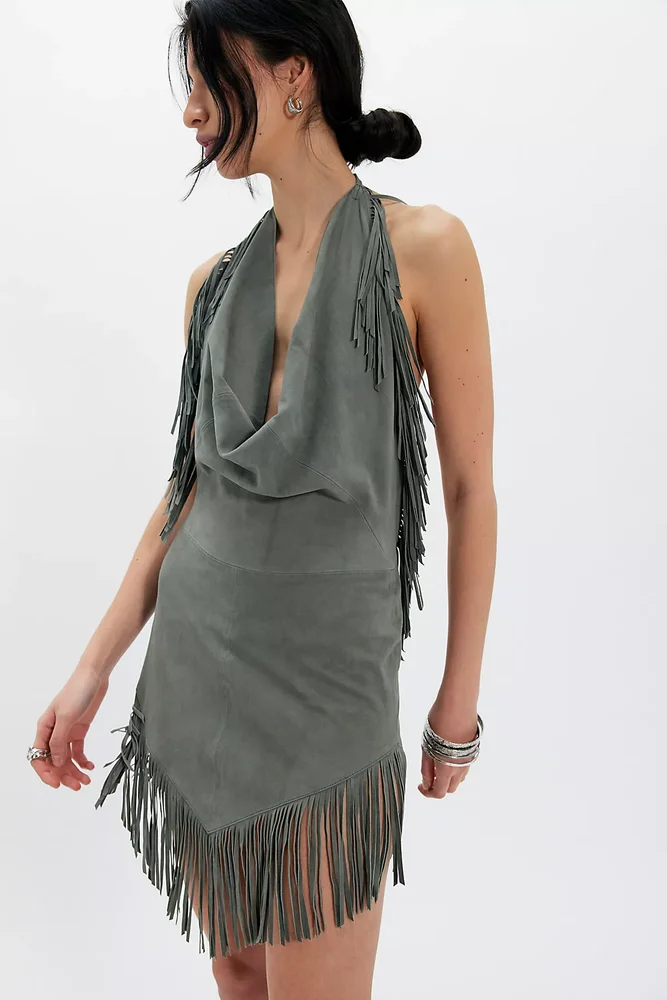 Fringe Mini Dress