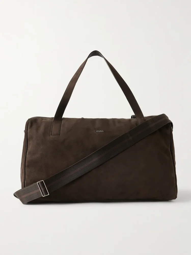 SECONDSKIN Suede Weekend Bag