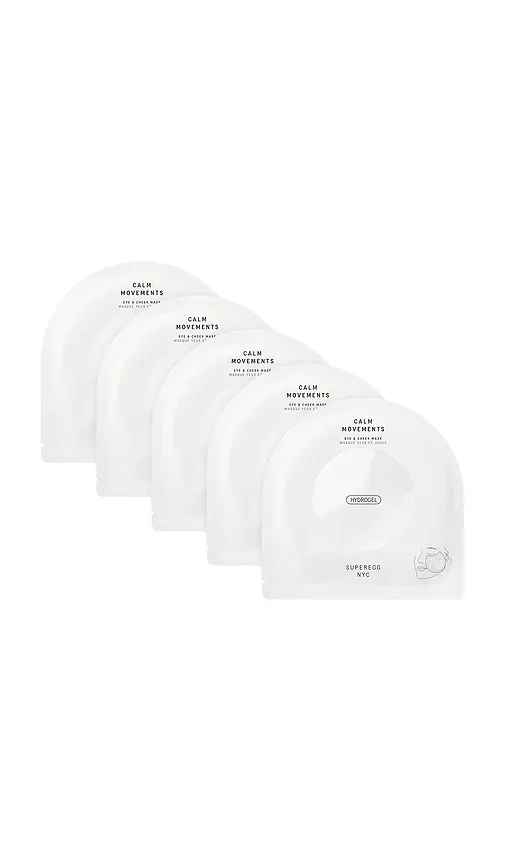 Calm Movements Eye & Cheek Mask Pack Of 5