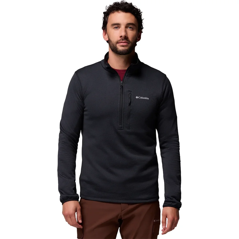 Essential Hike Grid Fleece 1/2-Zip Jacket