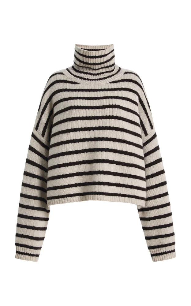 Zerlina Striped Cashmere Sweater
