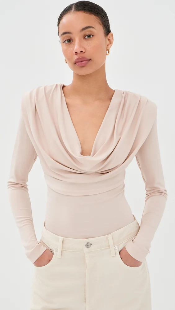 Matte Draped Top